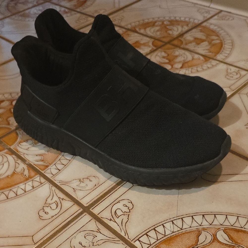 Beverly Hills Polo Club Black Knit Sneakers
